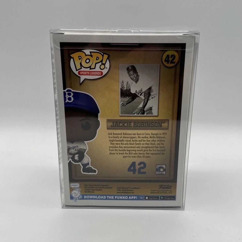 Funko Pop! Sports Legends MLB Dodgers-Jackie Robinson #42Bronze Chase Figure - Picture 5 of 10